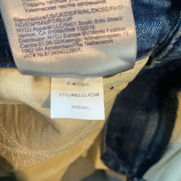 NYDJ Blue Cropped capris Jeans with Stretch sz 4 - Picture 11 of 13